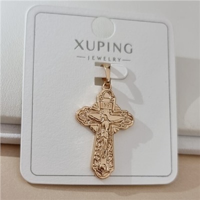 Кулон крест коллекция "Xuping" покрытие позолота, арт.101.354