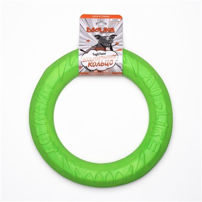 Кольцо «ДогЛайк» d=2611, 8-мигранное, большое, d=30.5 см, зелёное