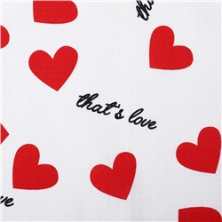 Полотенце для лица «Сердечки» 45×90 см, 100% хлопок, вафельное полотно