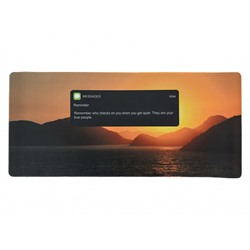 Коврик для мышки и клавиатуры 90х40 см "CYBER BIG NOTIFICATION" оранжевый LXMSPCB-NF LOREX