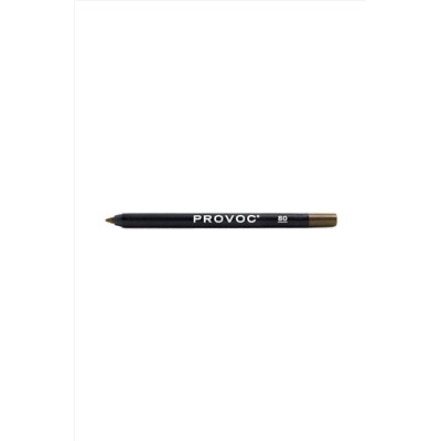 Provoc Гелевый карандаш-подводка для глаз водостойкий / Semi Permanent Gel Eye Liner №80 Practically Magic KRISTALLER, 1130397