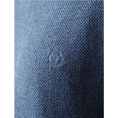 Джемпер фактурной вязки из хлопка с нейлоном