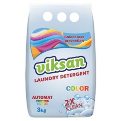 Стиральный порошок 2X CLEAN COLOR автомат, 3 кг