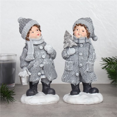 Фигурка мальчик 16 см / W840 /уп 64/Новый год