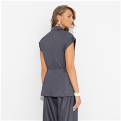 Жилет на завязках, Слишком модно (серый)