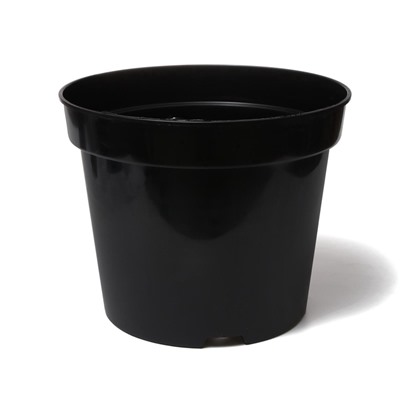 Горшок для рассады, 20 л, d=38 см, h=25 см, чёрный, Greengo