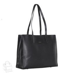Сумка женская кожаная 95211PE black Polina&Eiterou