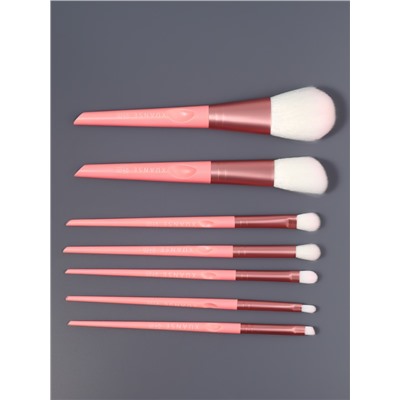 Набор кистей для макияжа COLOR POWER pink, 7 шт., в тубе, розовый