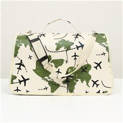 Сумка-переноска каркасная «Самолеты», размер L, 50×23×30 см