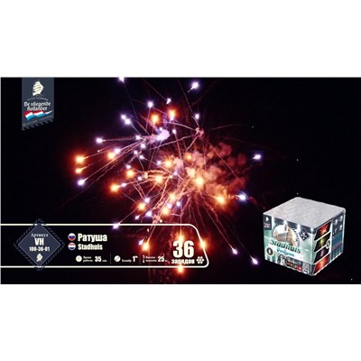 Фейерверк VH100-36-01 Ратуша / Stadhius (1" х 36)