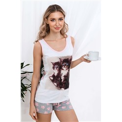 Пижама с шортами Два котёнка НАТАЛИ, 1074647