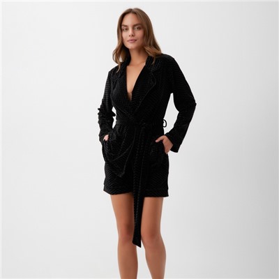 Жакет женский KAFTAN «Бархат», размер 40, чёрный