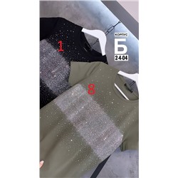 футболка со стразами