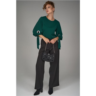 Блузка Альбина (изумрудный)