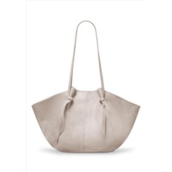 Женская сумка-тоут, цвет жемчужно-серый