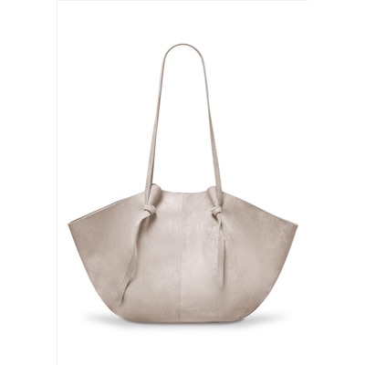 Женская сумка-тоут, цвет жемчужно-серый