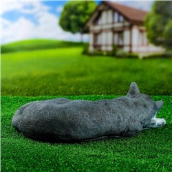 Садовая фигура из полистоуна «Кот Кузя», 13×24×40 см