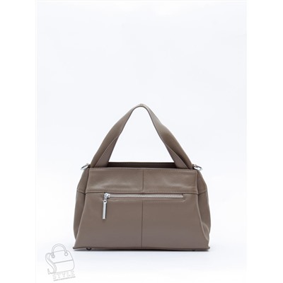 Сумка женская кожаная 0650CH gray Polina&Eiterou