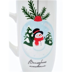 Кружка новогодняя керамическая «Волшебных мгновений», 240 мл