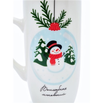Кружка новогодняя керамическая «Волшебных мгновений», 240 мл