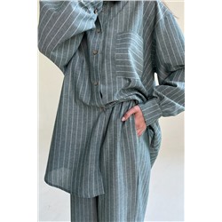 Костюм женский  SET065/12/Зеленый, белый