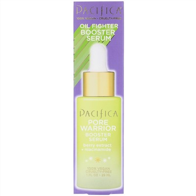 Pacifica, Pore Warrior Booster, сыворотка для сужения пор, 29 мл (1 жидк. унция)