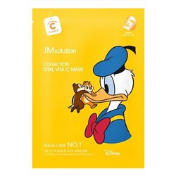 JMsolution Маска тканевая для сияния кожи с витамином С / Disney Collection Vital Vita C Mask, 30 мл KRISTALLER, 1109978