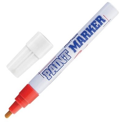Маркер-краска Paint 4мм 15 мл красная PM-03 MunHwa