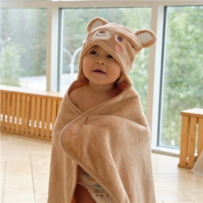 Полотенце - уголок LoveLife «Мишка», 60×85 см