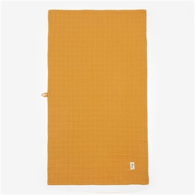 Полотенце муслиновое LoveLife, 50×90 см, 100% хлопок, 3-сл, 180 г/м², цвет «горчица»