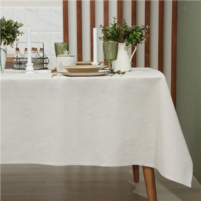 Скатерть «Доляна» My magic kitchen, 149×250±3 см, рогожка, хлопок 160 г/м²