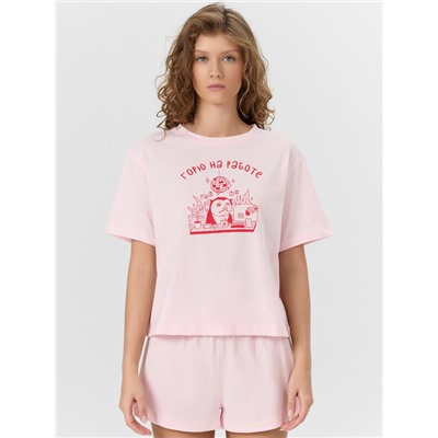 КОМПЛЕКТ ЖЕНСКИЙ (ФУТБОЛКА, ШОРТЫ) 592536