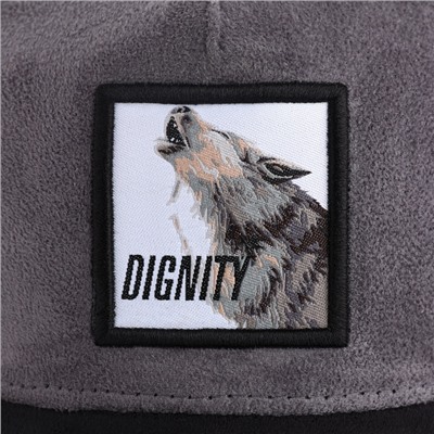 Кепка мужская с сеткой DIGNITY, чёрная, р-р 56