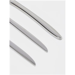 Набор столовых приборов Magistro Flow, 24 предмета, нержавеющая сталь, серебристый