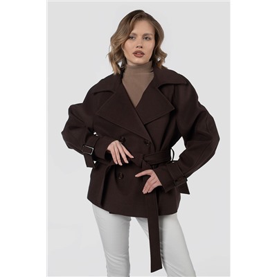 01-12210 Пальто женское демисезонное (пояс)