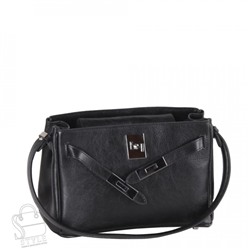 Сумка женская кожаная 3641VG black Vitelli Grassi