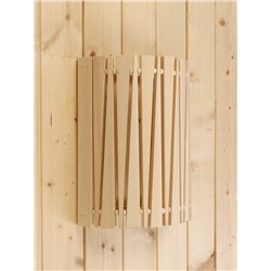 Абажур для бани и сауны «Треугольники», липа, 31×26.5×13 см, настенный, угловой, «Добропаровъ»