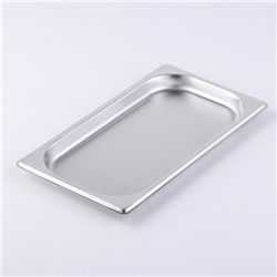 Гастроёмкость GN 1/3 Hanna Knövell, 20 мм, 32.7×17.6×2 см, толщина 0.6 мм, нержавеющая сталь