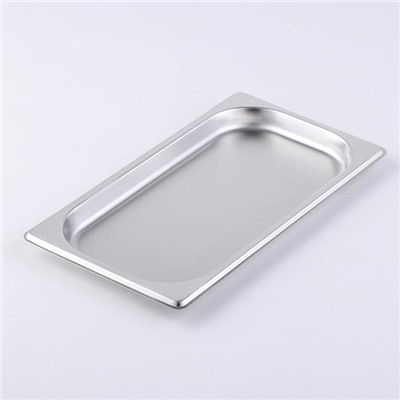 Гастроёмкость GN 1/3 Hanna Knövell, 20 мм, 32.7×17.6×2 см, толщина 0.6 мм, нержавеющая сталь