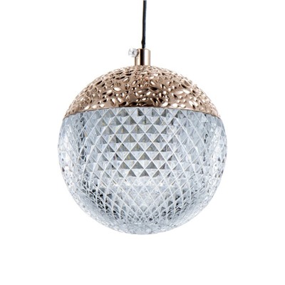 Светильник BayerLux «Джасо» 1хLED 20 Вт золото 12×12×37 см