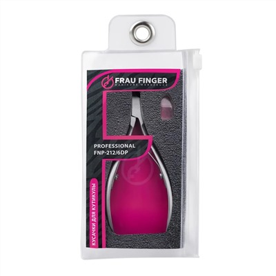 Frau Finger Кусачки маникюрные для кутикулы / Professional FNP-212/6DP, двойная пружина, ручная заточка, 6 мм 24112