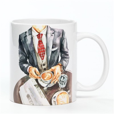 Подарочный набор «Блестящего успеха. 23 февраля»: чайное ассорти 20 шт. х 1,8 кружка, 300 мл.