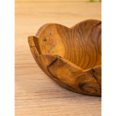 УЦЕНКА Тарелка 17×17×5 см, тиковое дерево