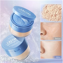 Рассыпчатая фиксирующая пудра с пуховкой Sadoer, 15 гр. Тон: Натуральный