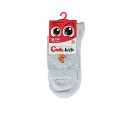Детские носки CONTE-KIDS Однотонные хлопковые носки с вышивкой TIP-TOP