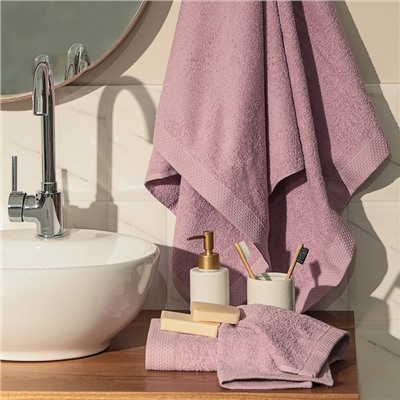 Набор махровых полотенец LoveLife Natural lavender, 3 шт.: 70×130.50×80.30×50 см, хлопок 100%