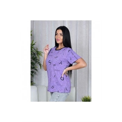 Футболка Каролина (Сиреневый)