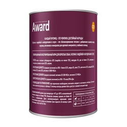Влажный корм AWARD для взрослых собак кусочки с индейкой и желудочками в соусе 750 г