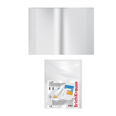 Обложка 242х338 мм для прописей Горецкого и рабочих тетрадей Fizzy Clear пластиковые набор 10 шт., 44511 ErichKrause
