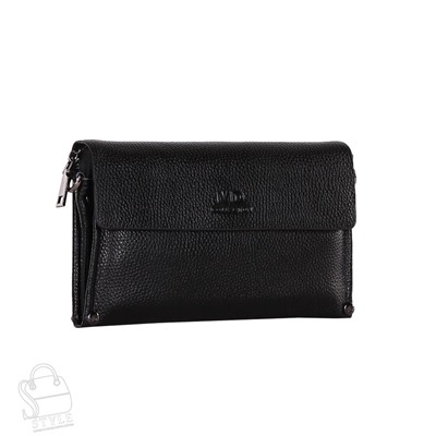 Клатч мужской кожаный 3410-2H black Heanbag